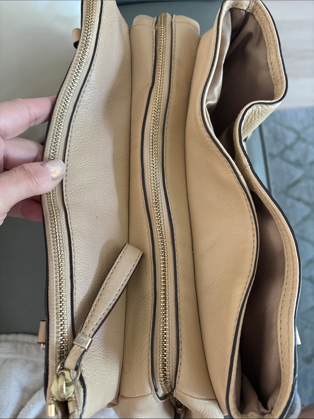 Coach Pebbled Leather Madison Carryall Shoulder Tote - Picture 5 of 14